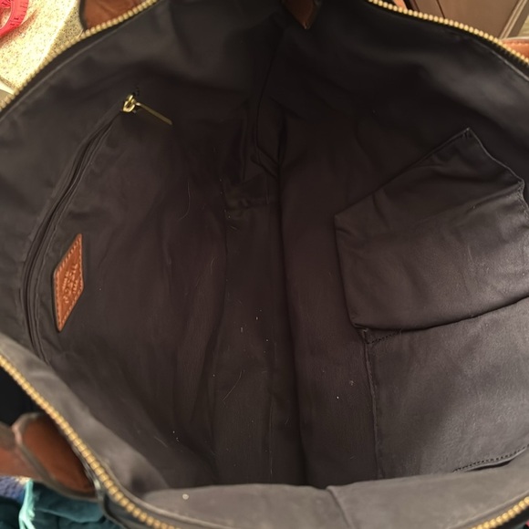 Fossil Black and Brown Patterned Tote Bag - Picture 8 of 8